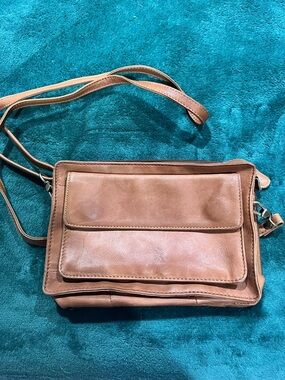 Brown Leather Crossbody Bag